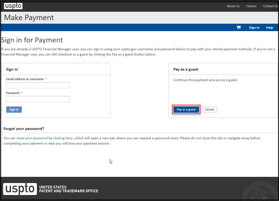 Practitioner Submit Request PayasGuest