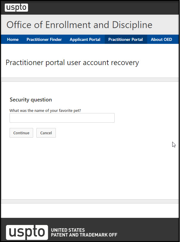 Security Question